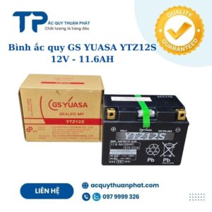Bình ắc quy Xe Sh300i, Sh350 12V - 11.6AH