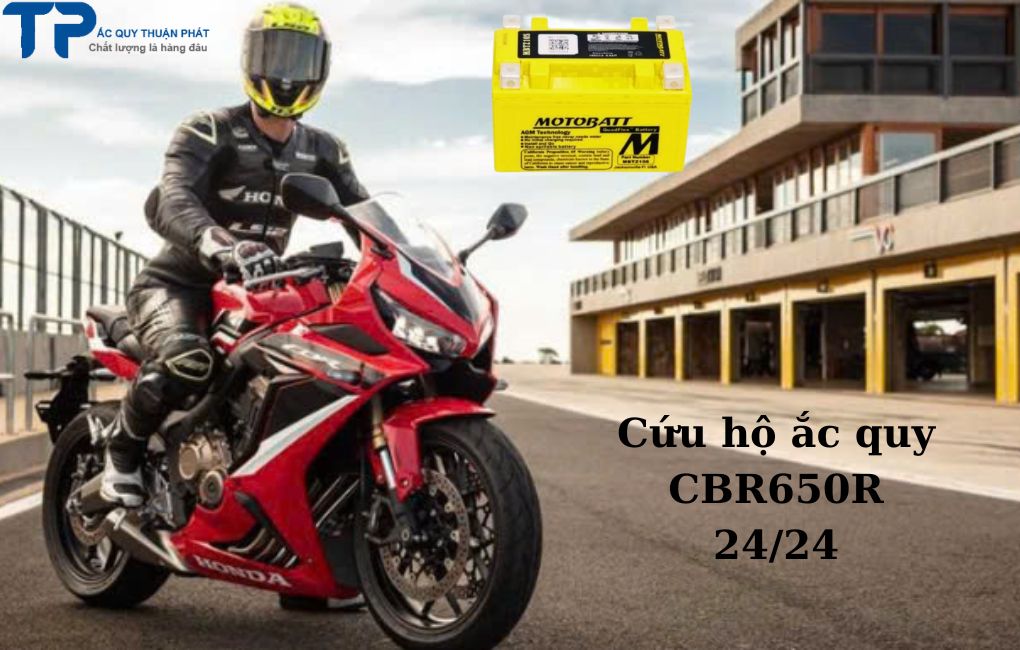 Cứu hộ ắc quy CBR650R 24/24