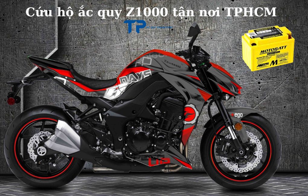 Cứu hộ ắc quy Z1000 tại TP Thủ Đức