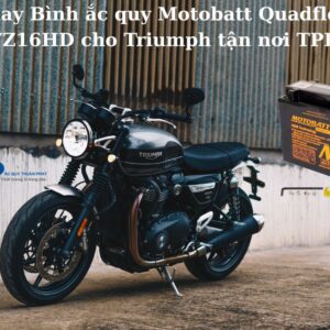 Thay bình ắc quy Motobatt Quadflex MBYZ16HD cho Triumph tận nơi