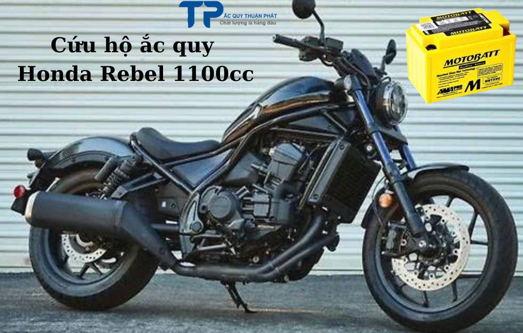 Cứu hộ ắc quy Honda Rebel 1100cc
