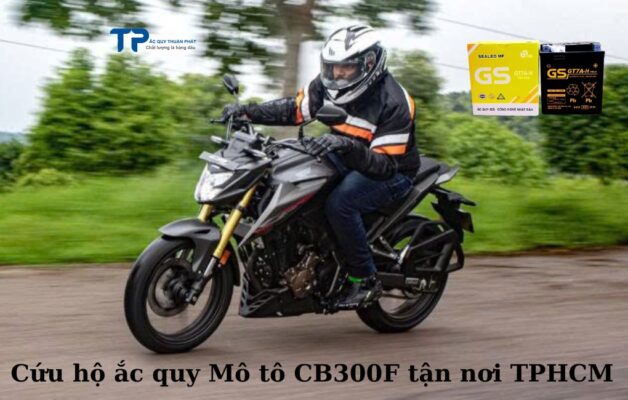 Cứu hộ ắc quy Moto CB300F tận nơi TPHCM