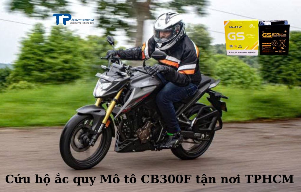 Cứu hộ ắc quy Moto CB300F tận nơi TPHCM