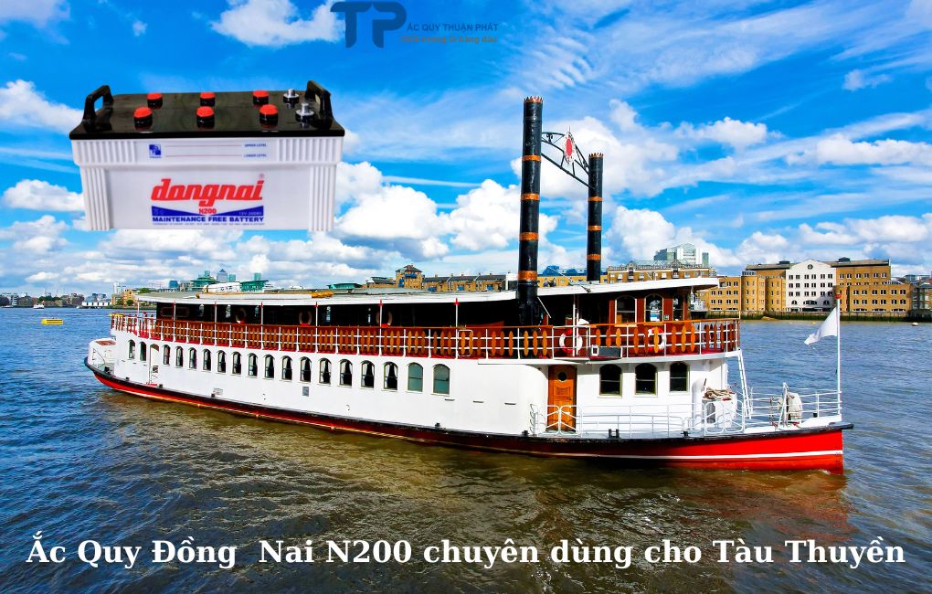 Ắc Quy Đồng nai N200 chuyên dùng cho Tàu Thuyền