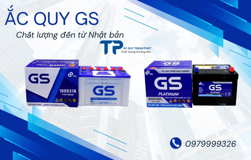 Ắc quy GS chất lượng đến từ Nhật Bản