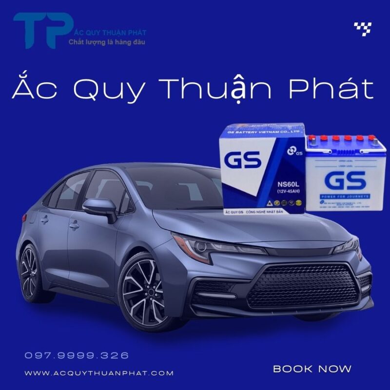 Ắc quy GS chuyên dùng cho xe ô tô