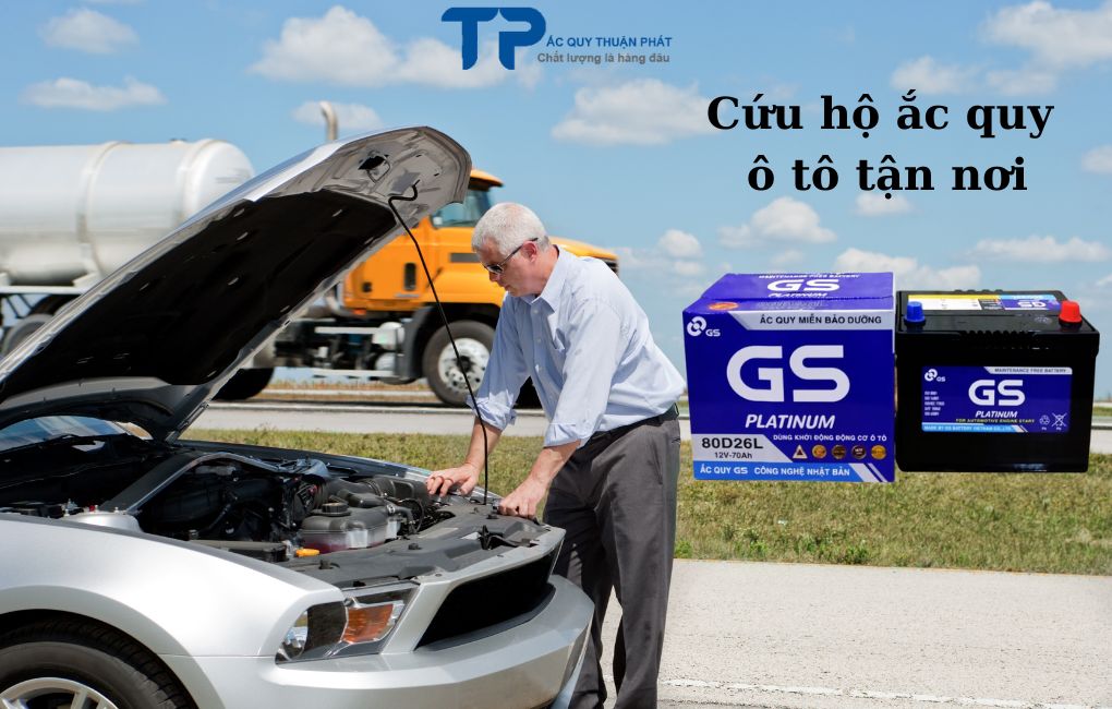 Cứu hộ ắc quy ô tô tận nơi