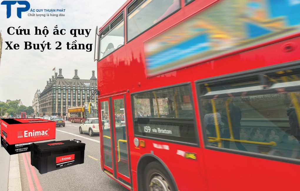 Cứu hộ ắc quy Xe Buýt 2 tầng tại TPHCM