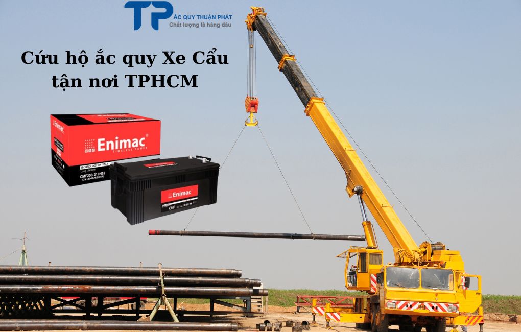 Cứu hộ ắc quy Xe Cẩu tận nơi TPHCM