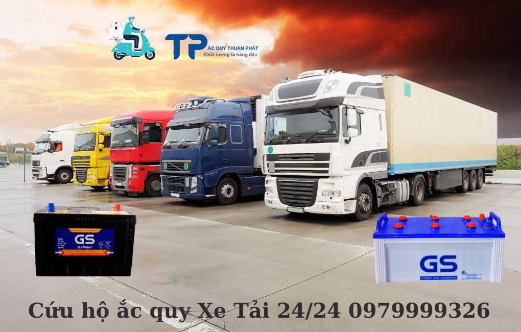 Cứu hộ ắc quy Xe Tải 24/24 0979999326