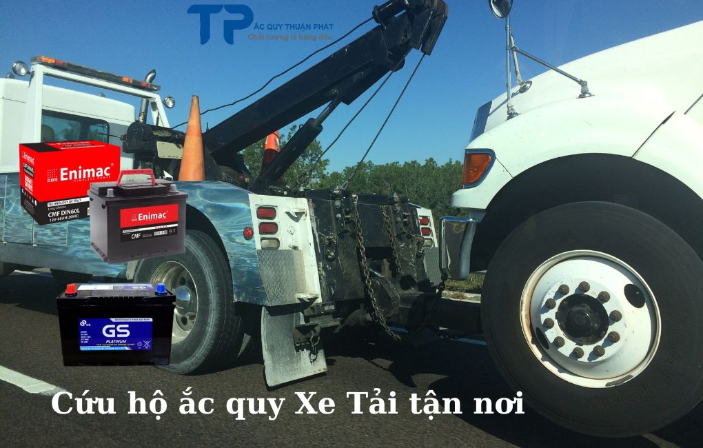 Cứu hộ ắc quy Xe Tải tận nơi tại Long Phước