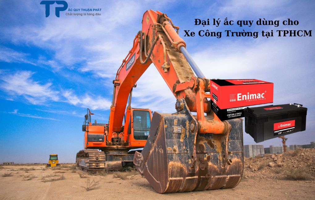 Đại lý ắc quy dùng cho Xe Công Trường tại TPHCM