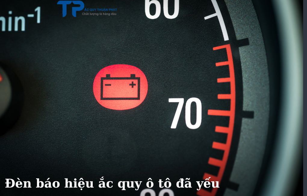 Đèn cảnh báo ắc quy ô tô đã yếu