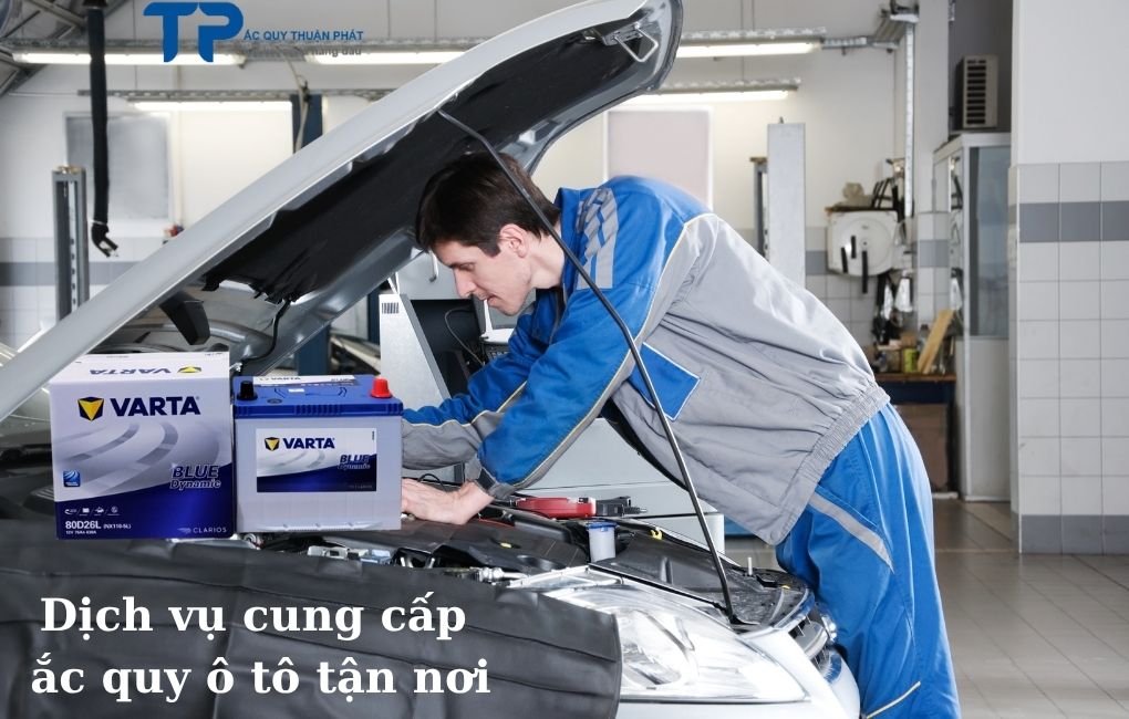 Dịch vụ cung cấp ắc quy ô tô tận nơi