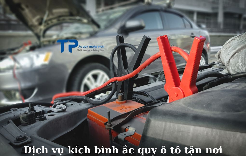 Dịch vụ kích bình ắc quy ô tô tận nơi