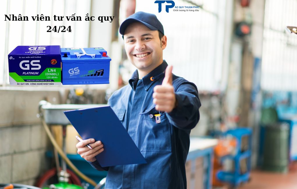 Nhân viên tư vấn ắc quy 24/24