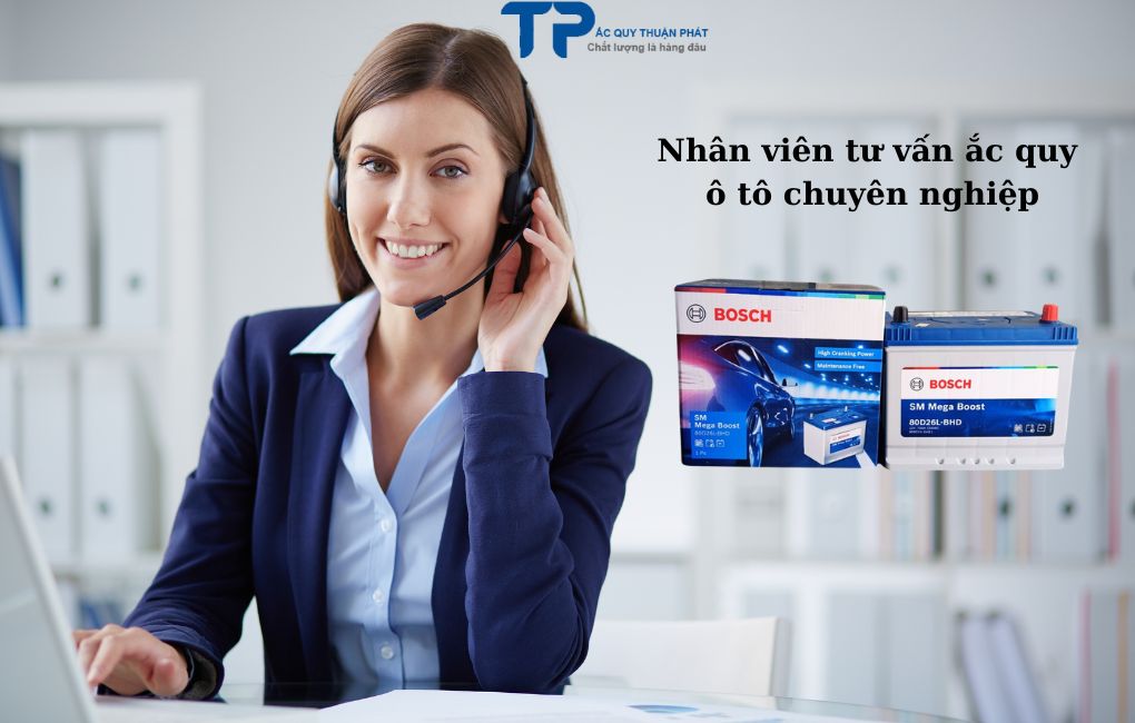Nhân viên tư vấn ắc quy ô tô chuyên nghiệp