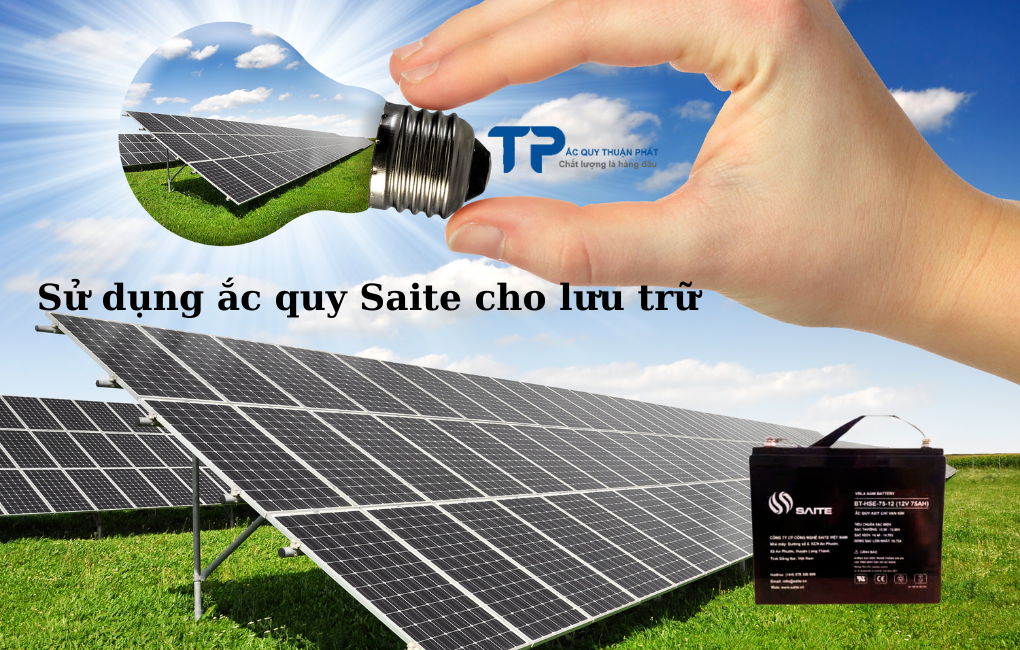 Sử dụng ắc quy Saite cho lưu trữ