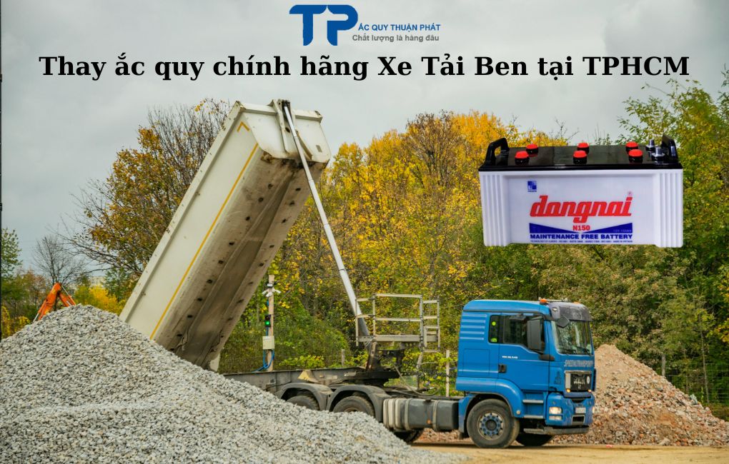 Thay ắc quy chính hãng Xe Ben tại TPHCM