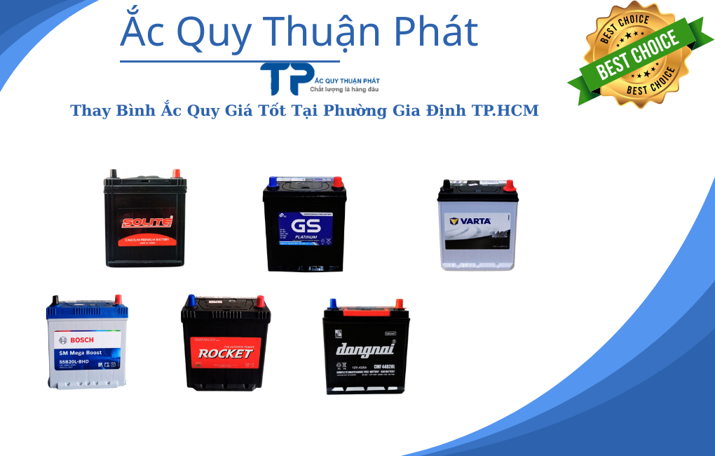 Thay ắc quy giá tốt tại Phường Gia Định TPHCM