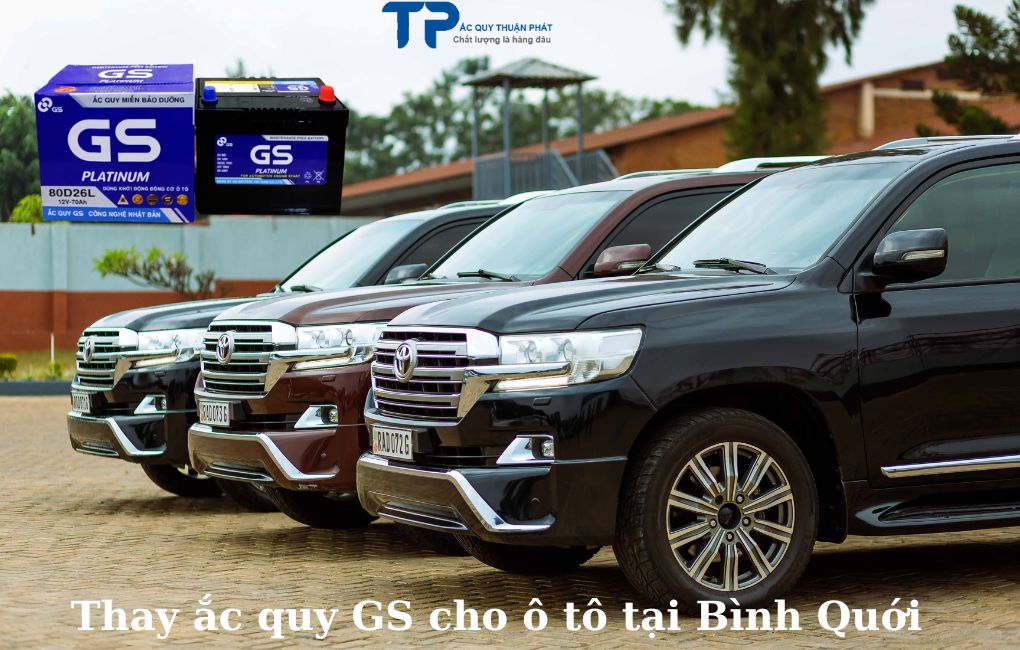 Thay ắc quy GS cho ô tô tại Bình Quới
