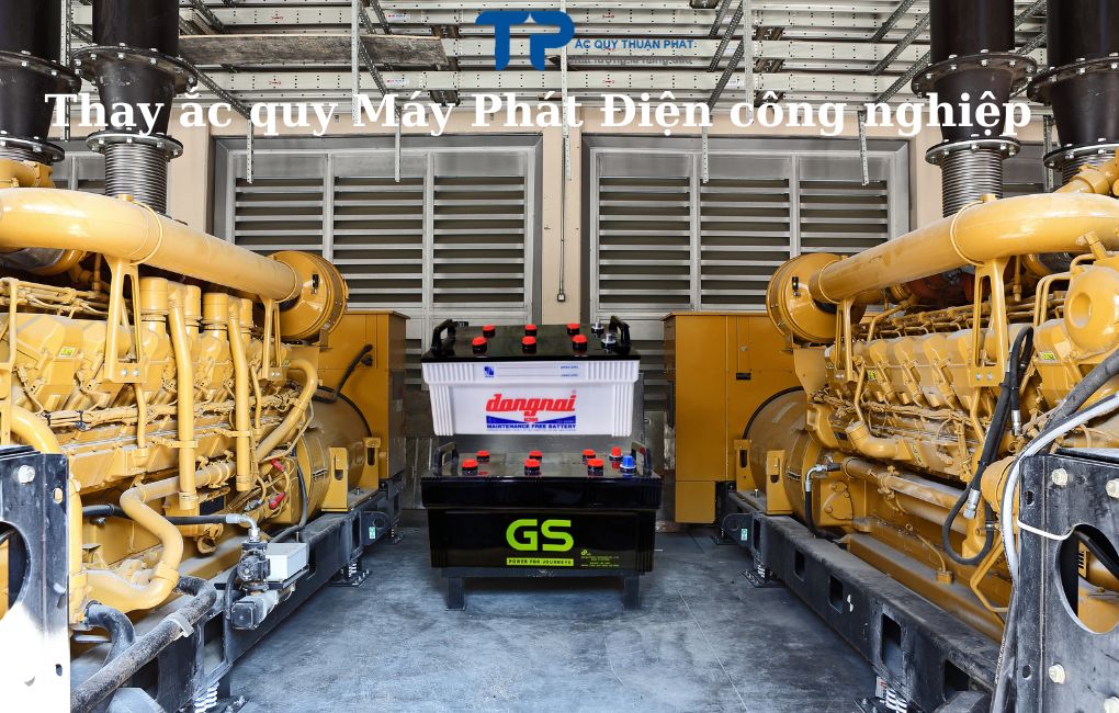 Thay ắc quy Máy Phát Điện Công Nghiệp