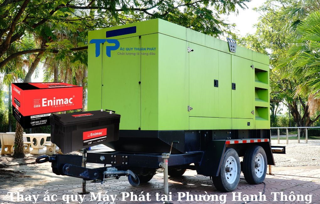 Thay ắc quy Máy Phát Điện tại Phường Hạnh Thông