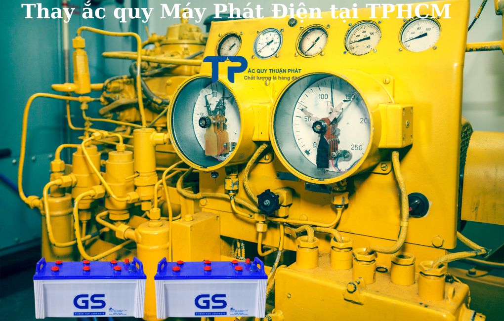 Thay ắc quy Máy Phát Điện tại TPHCM