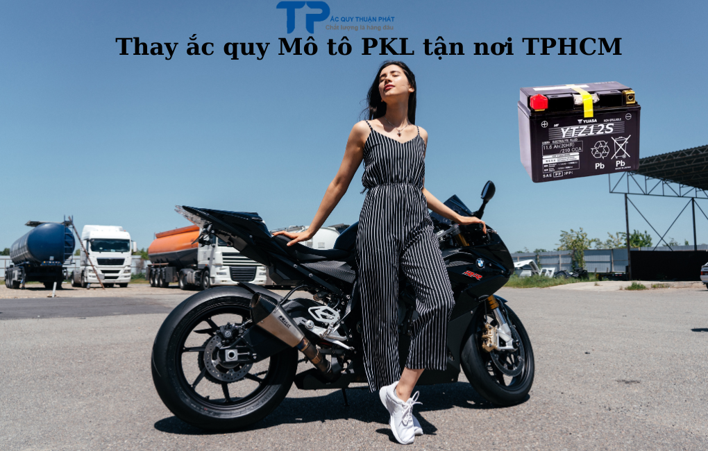 Thay ắc quy Moto PKL tận nơi TPHCM