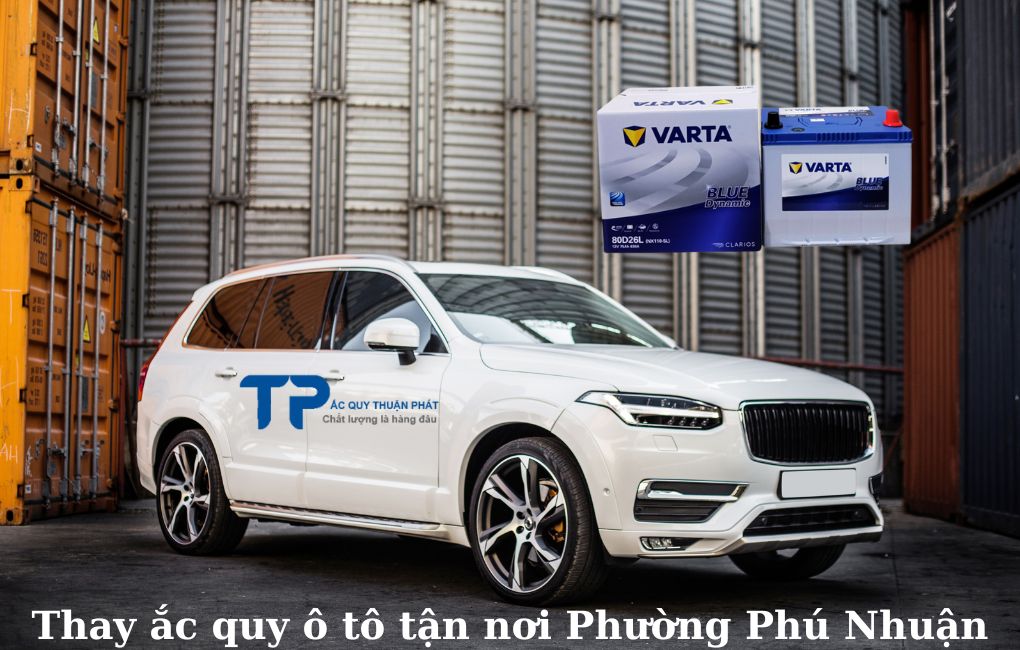 Thay ắc quy ô tô tận nơi Phường Phú Nhuận
