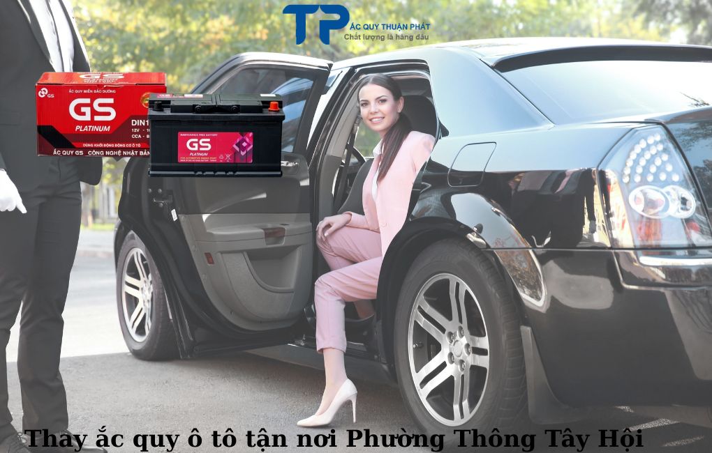 Thay ắc quy ô tô tận nơi Phường Thông Tây Hội