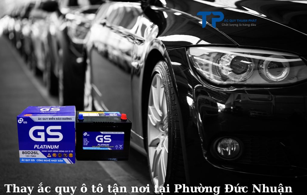 Thay ắc quy ô tô tận nơi Phường Đức Nhuận