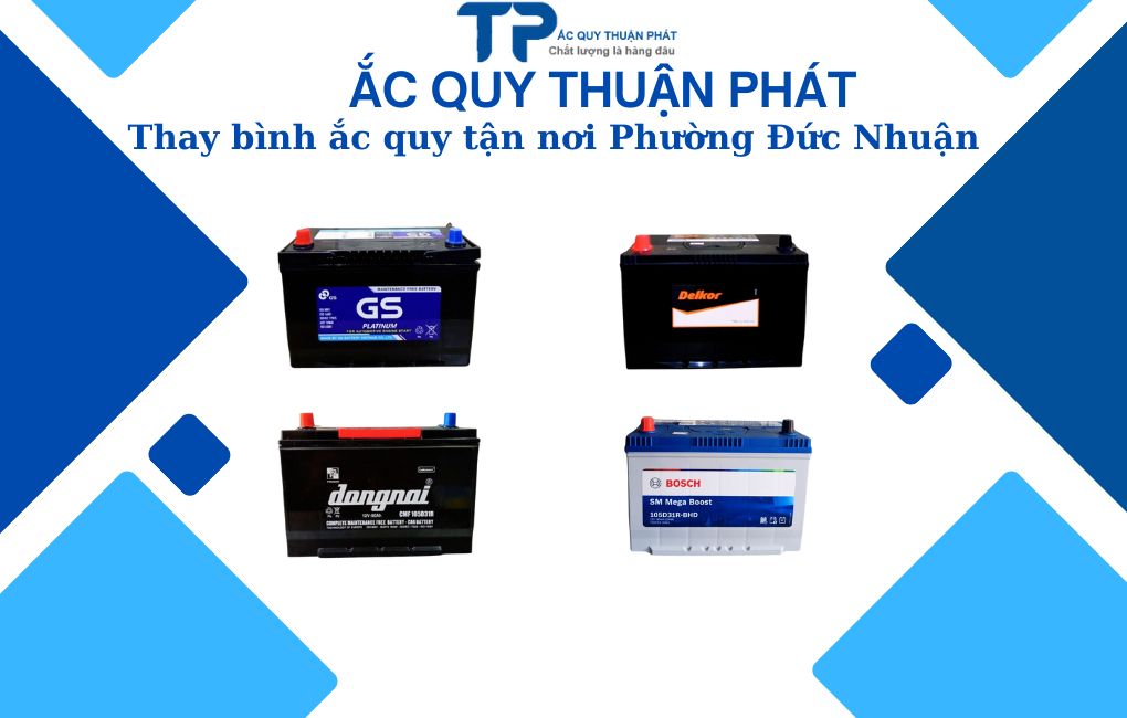 Thay ắc quy tận nơi Phường Đức Nhuận