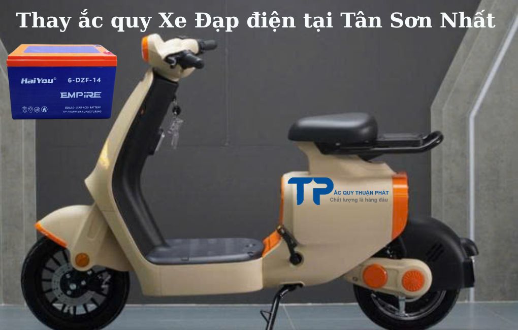 Thay ắc quy Xe Đạp Điện tại Tân Sơn Nhất