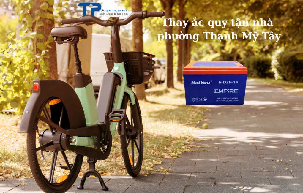 Thay ắc quy Xe Đạp Điện tận nhà