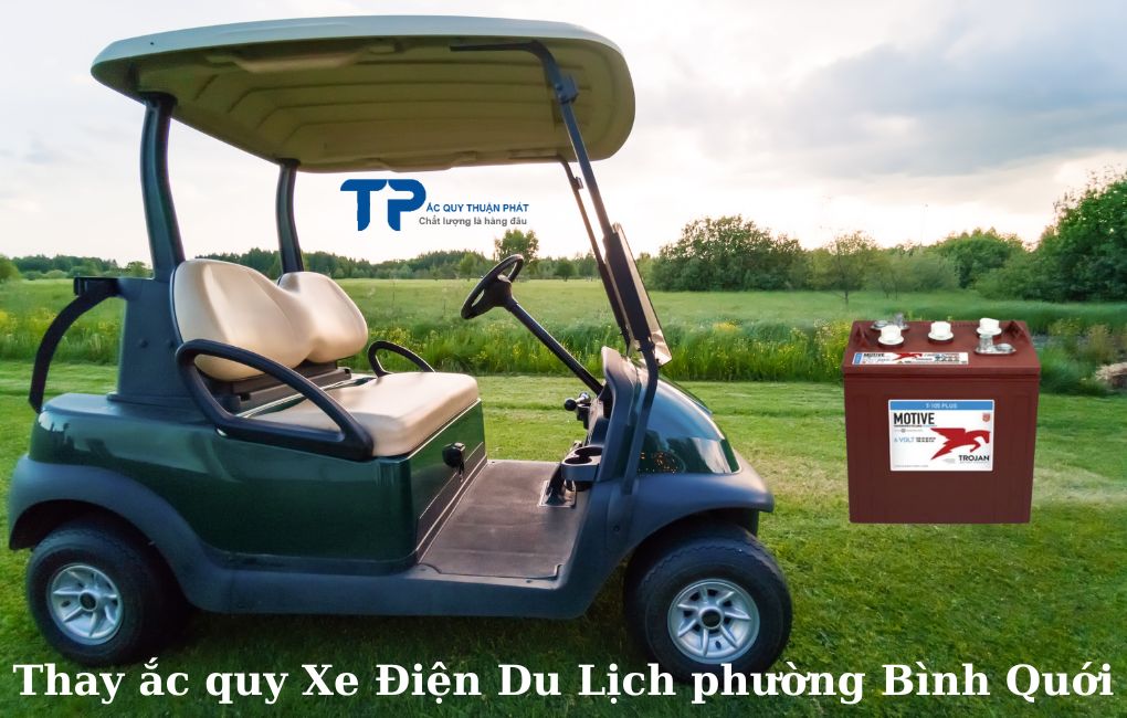 Thay ắc quy Xe Điện Du Lịch giá tốt