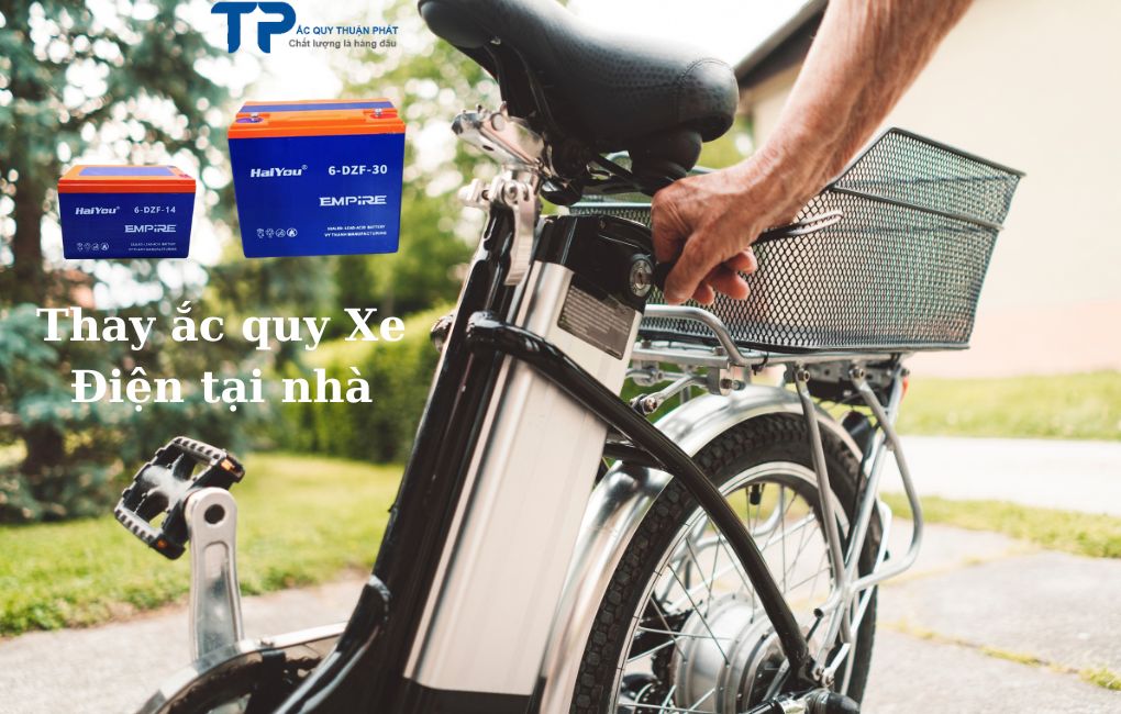 Thay ắc quy Xe Điện tại Nhà