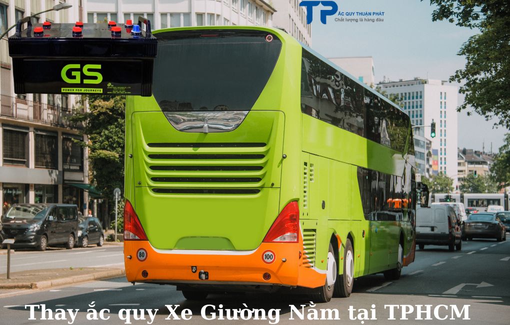Thay ắc quy Xe Giường Nằm tại TPHCM