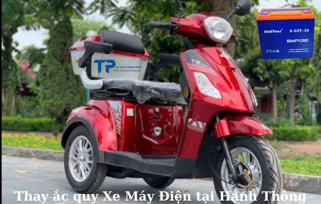 Thay ắc quy Xe Máy Điện tại Hạnh Thông