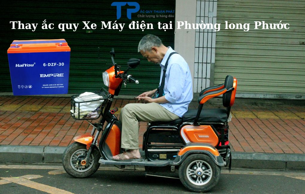 Thay ắc quy xe Điện tận nơi phường Phước Long