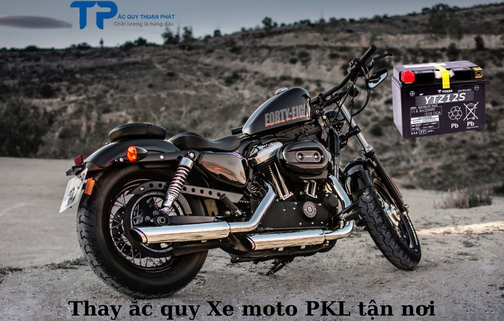 Thay ắc quy Xe Moto PKL tận nơi