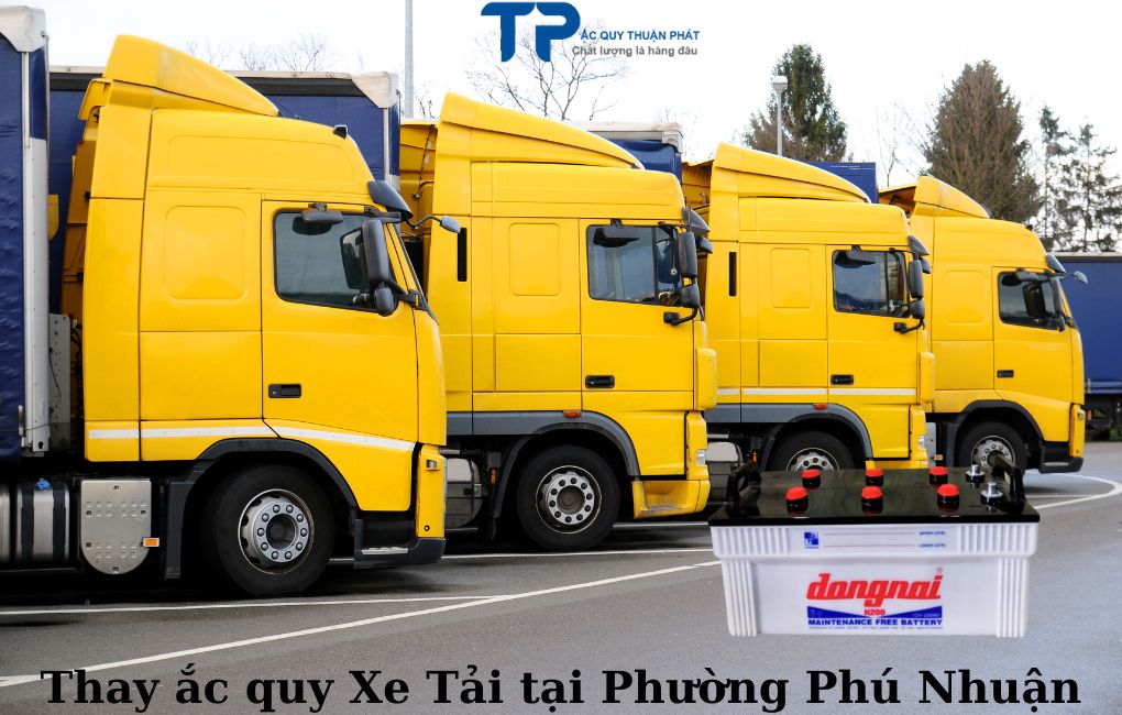 Thay ắc quy Xe Tải tại Phường Phú Nhuận