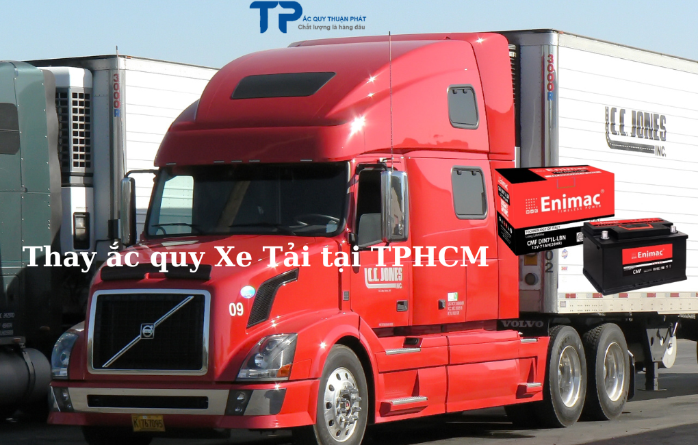 Thay ắc quy Xe Tải tại TPHCM