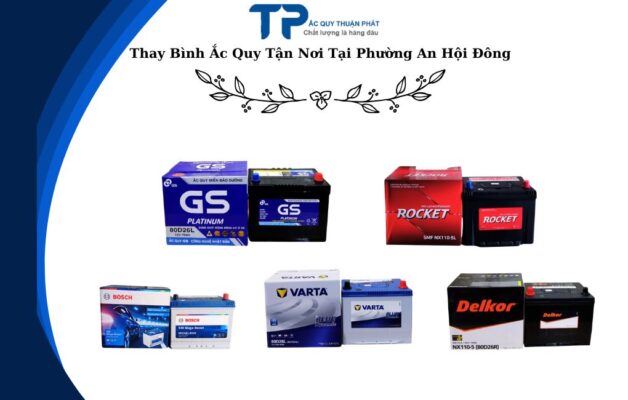 Thay bình ắc quy tận nơi Phường An Hội Đông