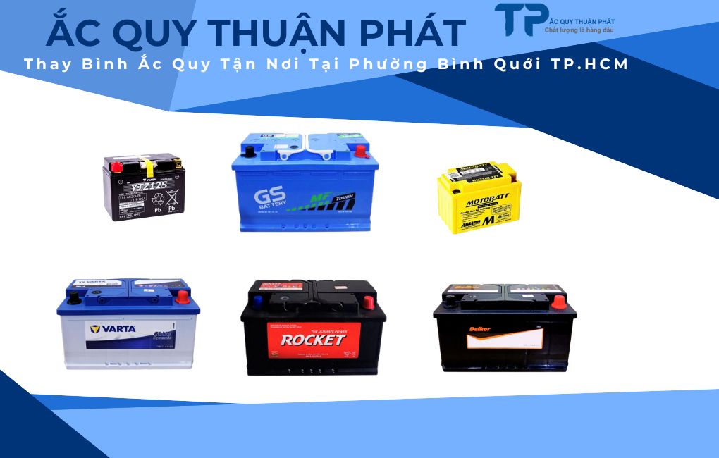 Thay bình ắc quy tận nơi Phường Bình Quới
