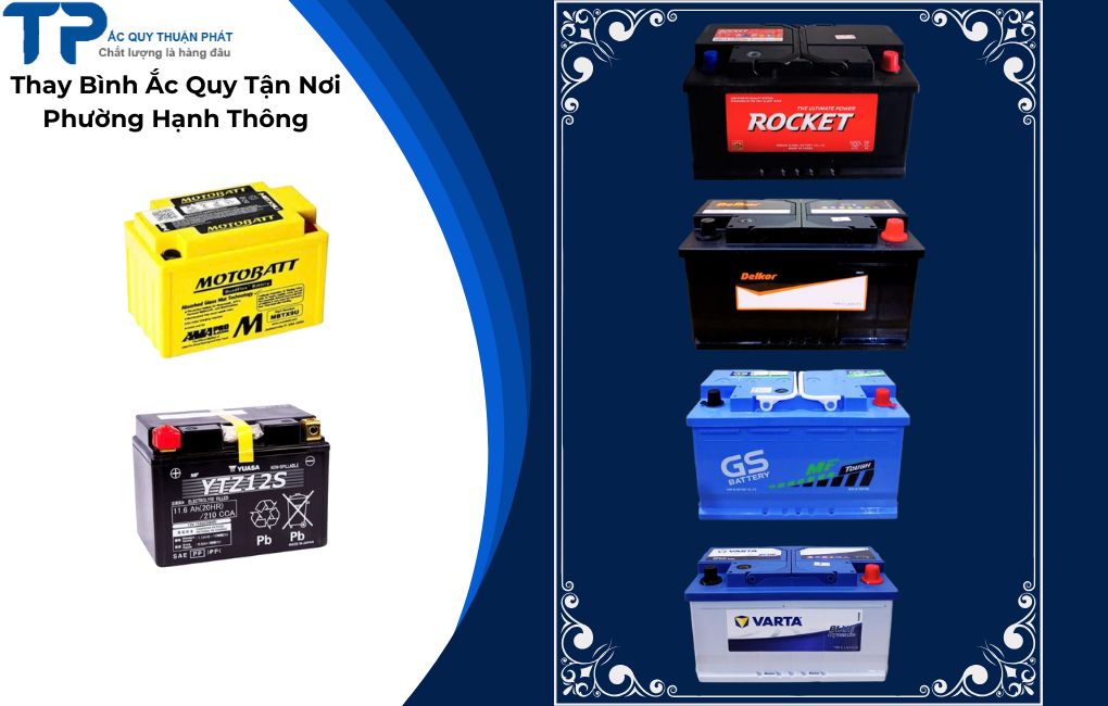 Thay Bình Ắc Quy tận nơi Phường Hạnh Thông