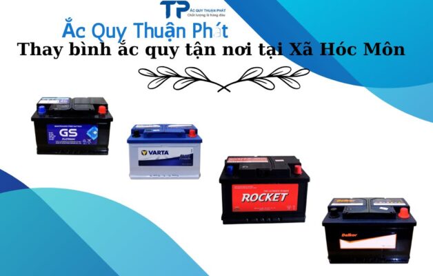 Thay bình ắc quy tận nơi tại Xã Hóc Môn