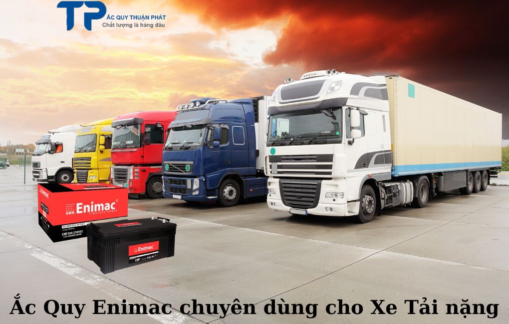 Ắc quy Enimac chuyên dùng cho Xe Tải Nặng