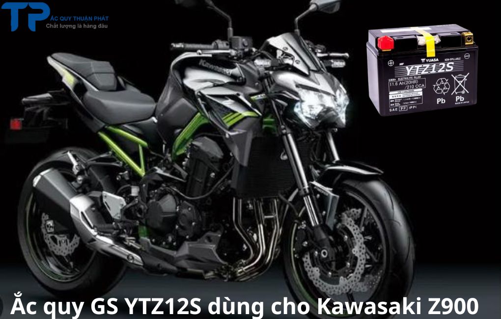 Ắc quy GS GTZ12S dùng cho Kawasaki Z900