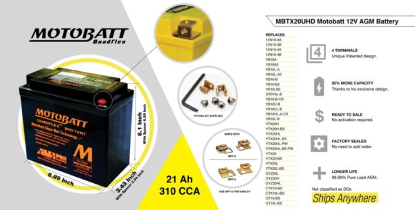 Ắc Quy Motobatt MBTX20UHD-5